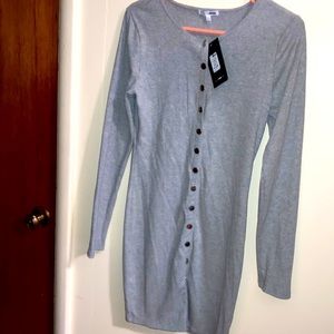 Fashion Nova dress gray